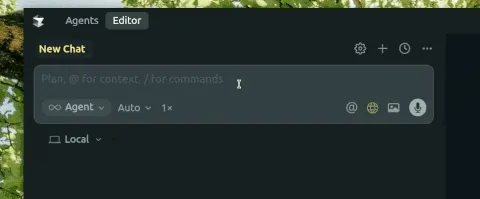 Using backslash in Cursor